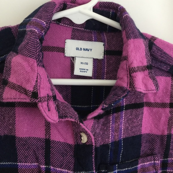 Girl’s Old Navy Plaid Button Down - Picture 2 of 4